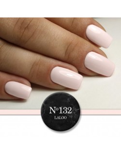 No.132 Pink natural ημιδιάφανο (βάση γαλλικού) | Ημιμόνιμο Βερνίκι 15ml
