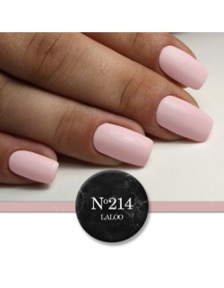 No.214 Ροζ-Nude με shimmer | Ημιμόνιμο Βερνίκι 15ml