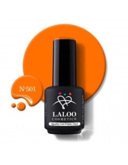 No.501 Orange Neon | Ημιμόνιμο Βερνίκι 15ml