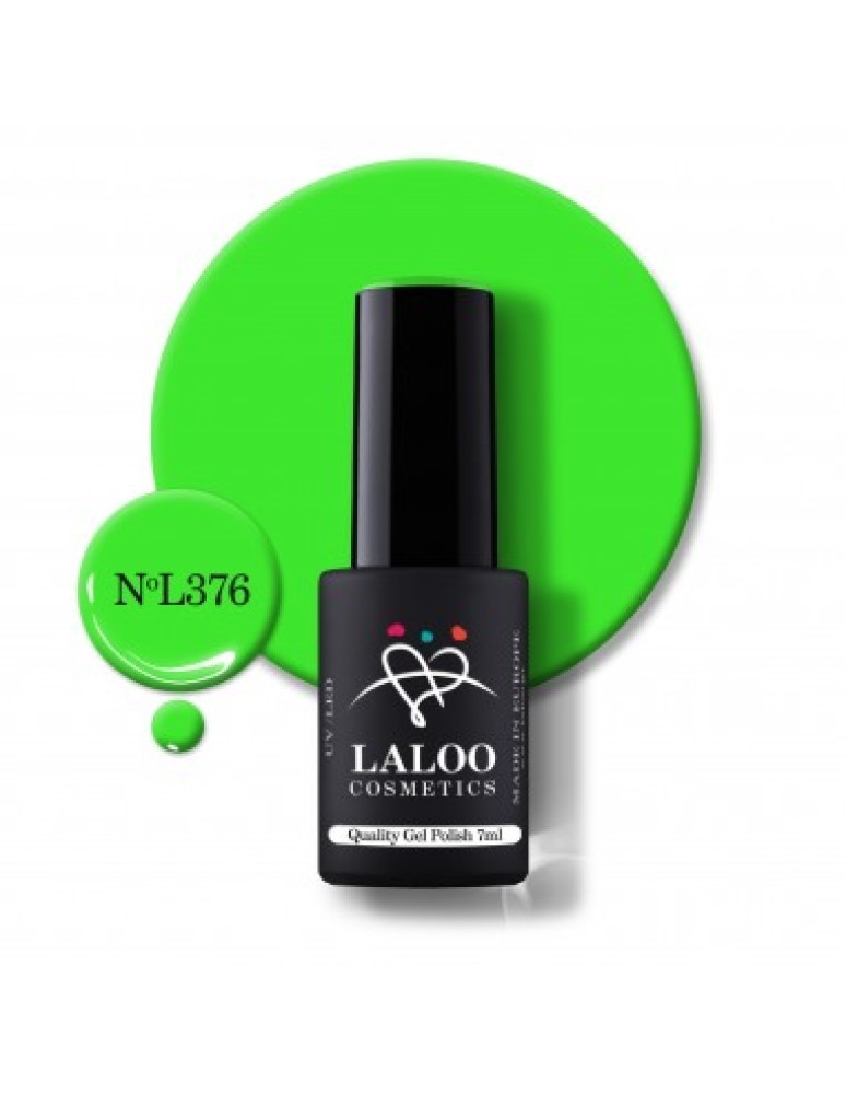 L376 Λαχανί neon | Ημιμόνιμο Βερνίκι 7ml