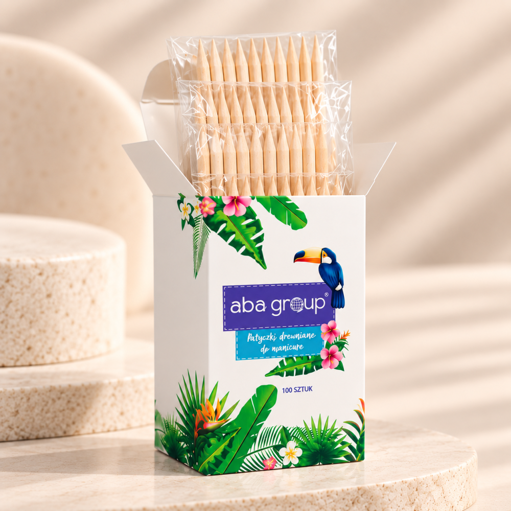 Wooden sticks manicure 