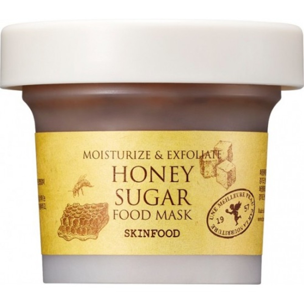 SKINFOOD MOISTURIZE & EXFOLIATE FACE MASK - HONEY SUGAR 120GR