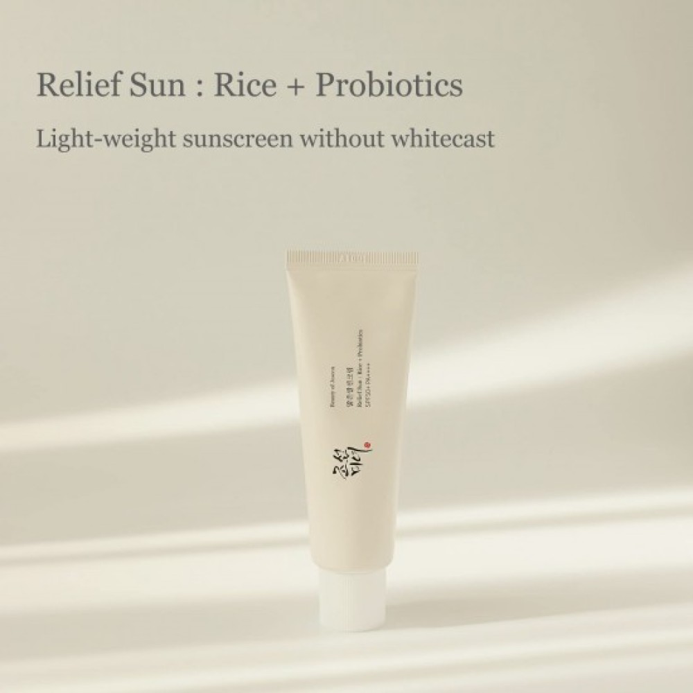 BEAUTY OF JOSEON - RELIEF SUN, RICE + PROBIOTICS SPF50 + PA ++++ 50ML