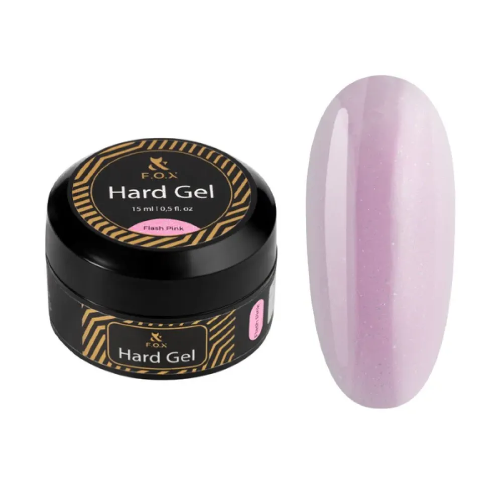 Hard gel Flash Pink, 15 ml