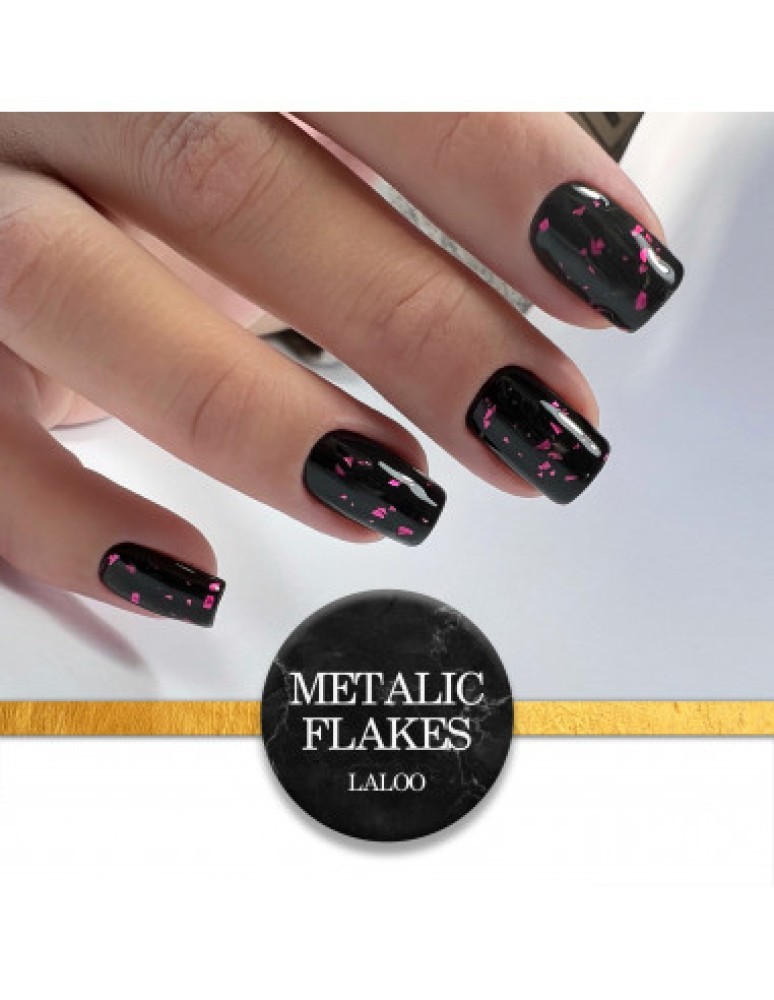 Metallic Flakes Νο.11 Fuchsia