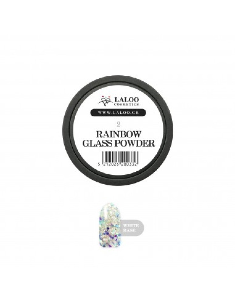 Rainbow Glass Powder Νο.02