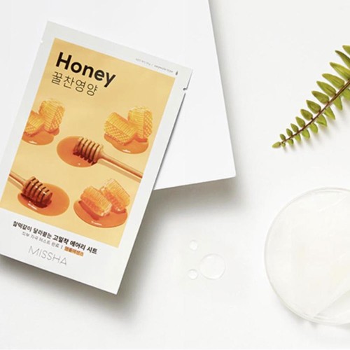 Missha - Airy Fit Sheet Mask - Honey - Regenerative Sheet Mask 