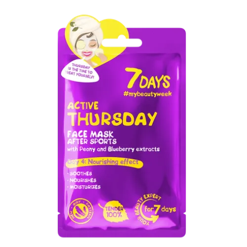 7DAYS Active Thursday Sheet Mask 28g