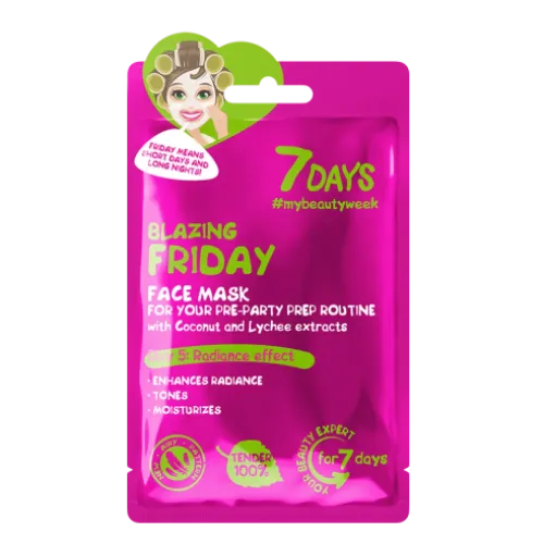 7DAYS Blazing Friday Sheet Mask 28g