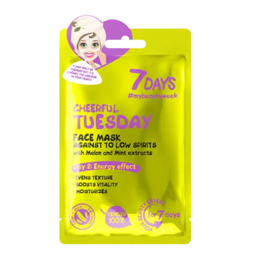 7DAYS Cheerful Tuesday Sheet Mask 28g