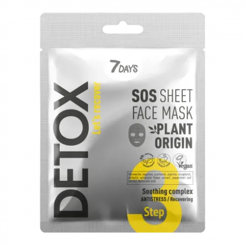 7DAYS SOS Sheet Face Mask Soothing complex