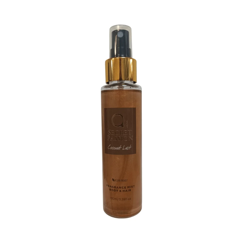 Secret Passion Coconut Lust Body Mist with Glitter 100ml