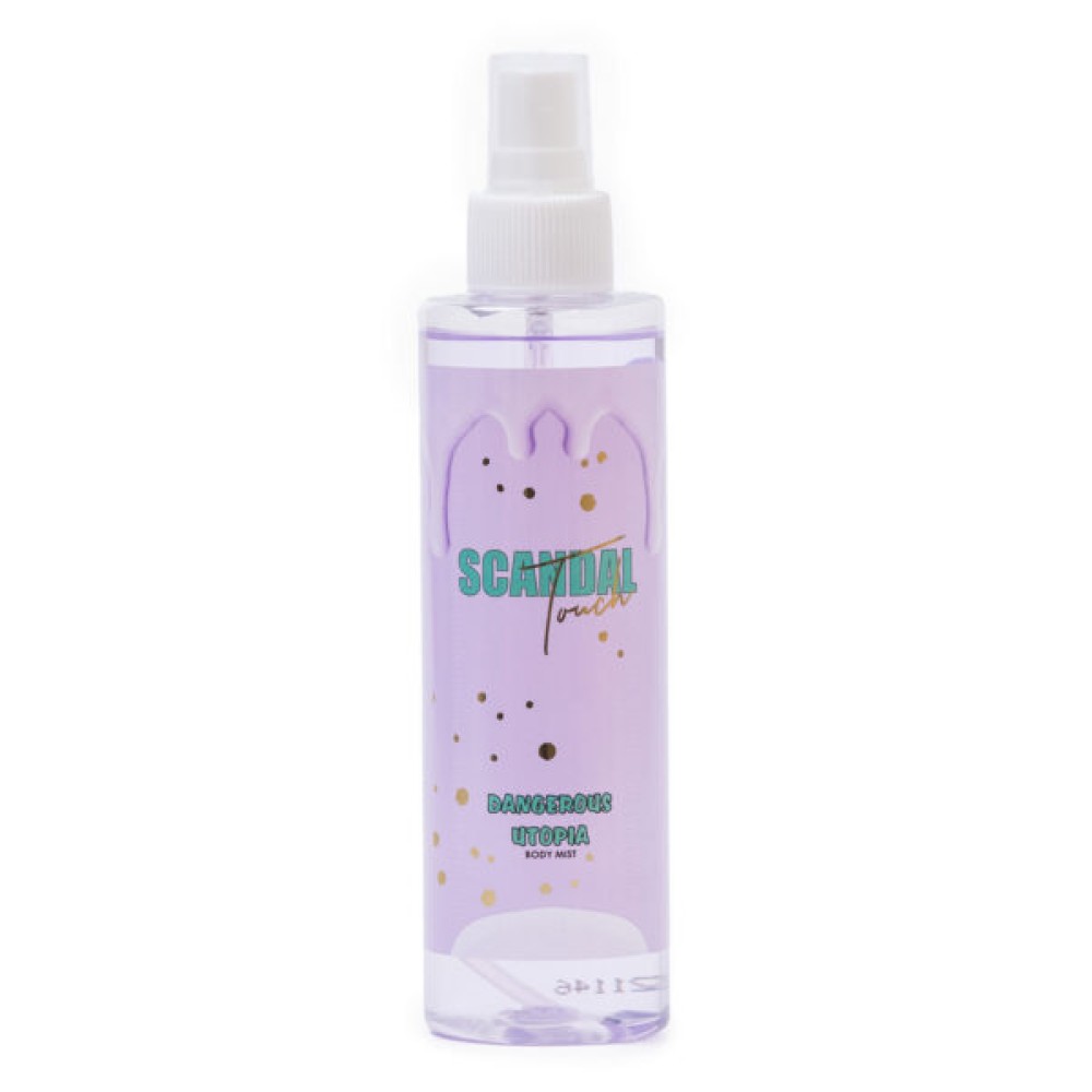 BODY MIST SCANDAL TOUCH ‘DANDEROUS UTOPIA” ΜΕ ΑΡΩΜΑ INDULGING (ΑΡΩΜΑ ΔΡΟΣΙΑΣ), 200ML