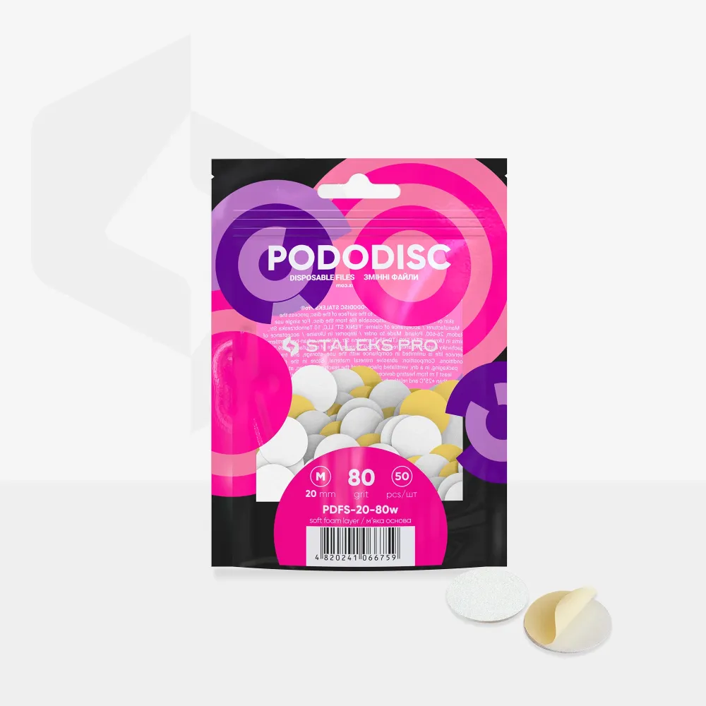 Staleks Pododisc Refill Pads 80gr PDF-20/80