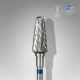 Carbide nail drill bit frustum blue