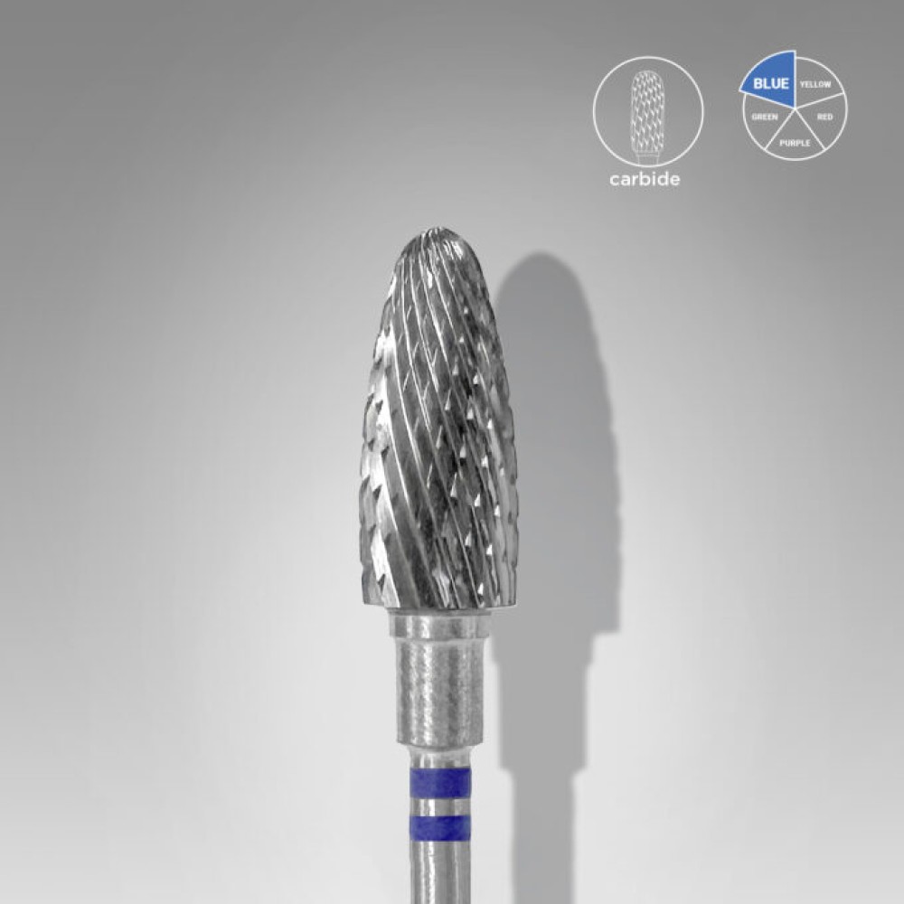 Carbide nail drill bit for left-handed