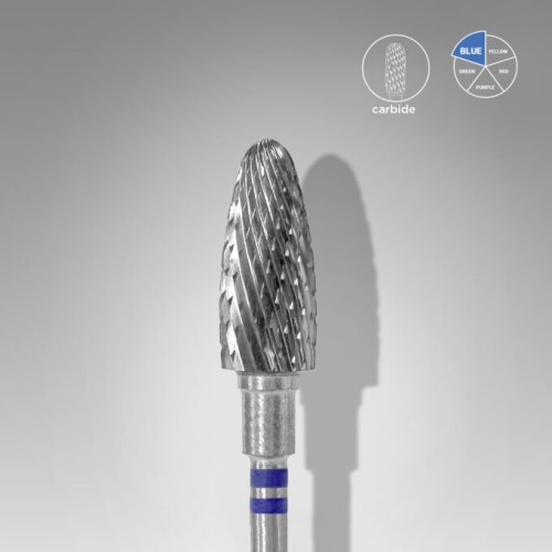 Carbide nail drill bit for left-handed