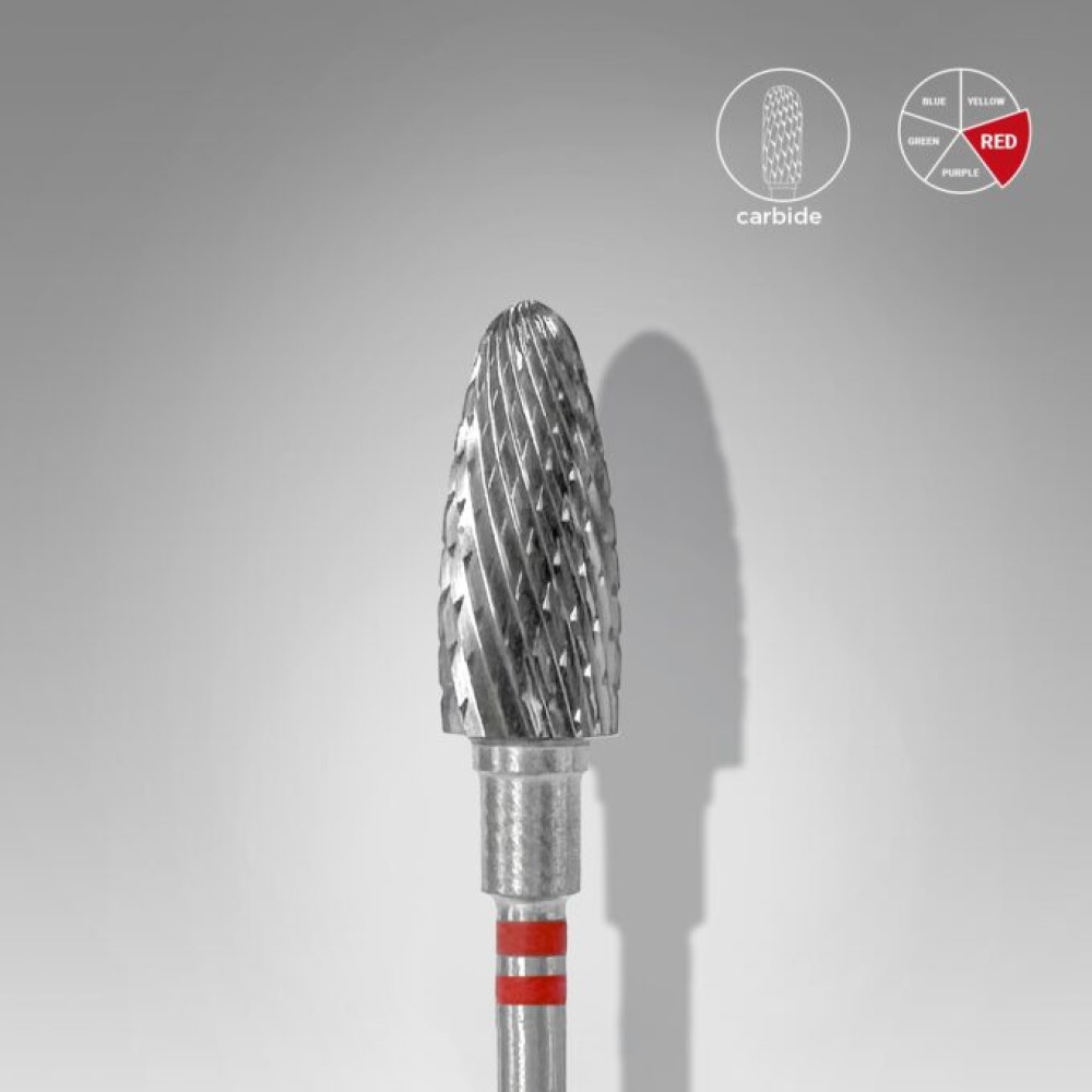 Carbide nail drill bit for left-handed