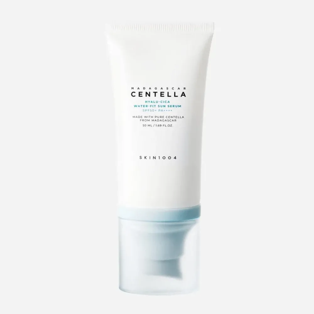 Skin1004 Madagascar Centella Hyalu-Cica Water-Fit Sun Serum SPF50+ PA++++ – Αντιηλιακό με υαλουρονικό κ σεντελα ασιάτικα