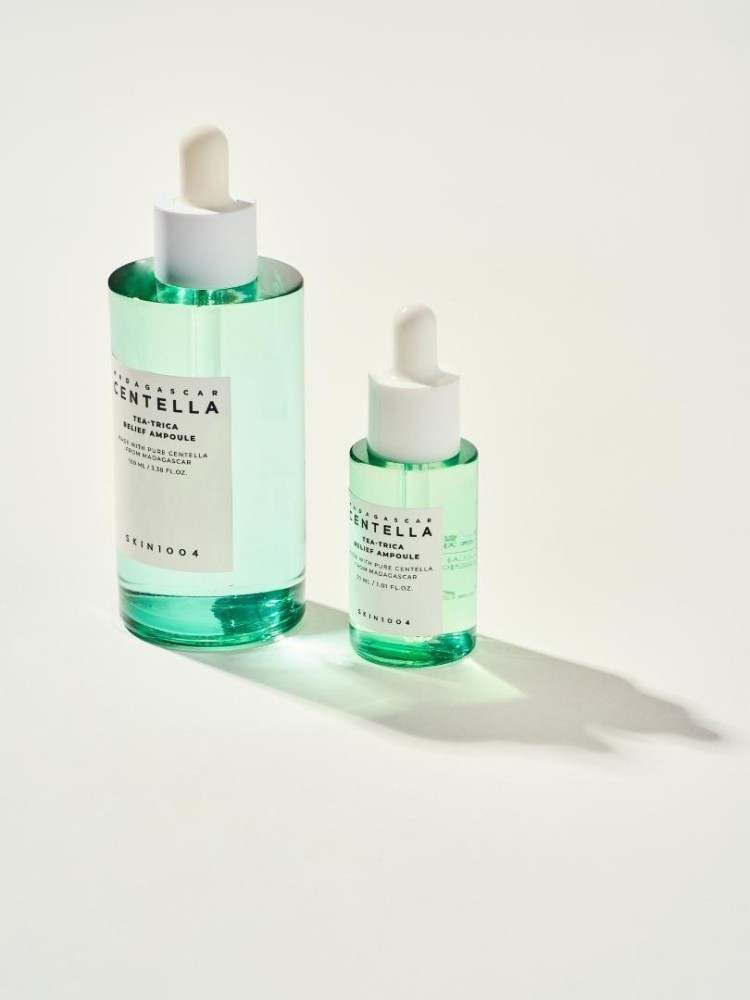 Skin1004 Madagascar Centella Tea-Trica Relief Ampoule- Ενυδατικός ορός για ακνεϊκές επιδερμίδες 30ml
