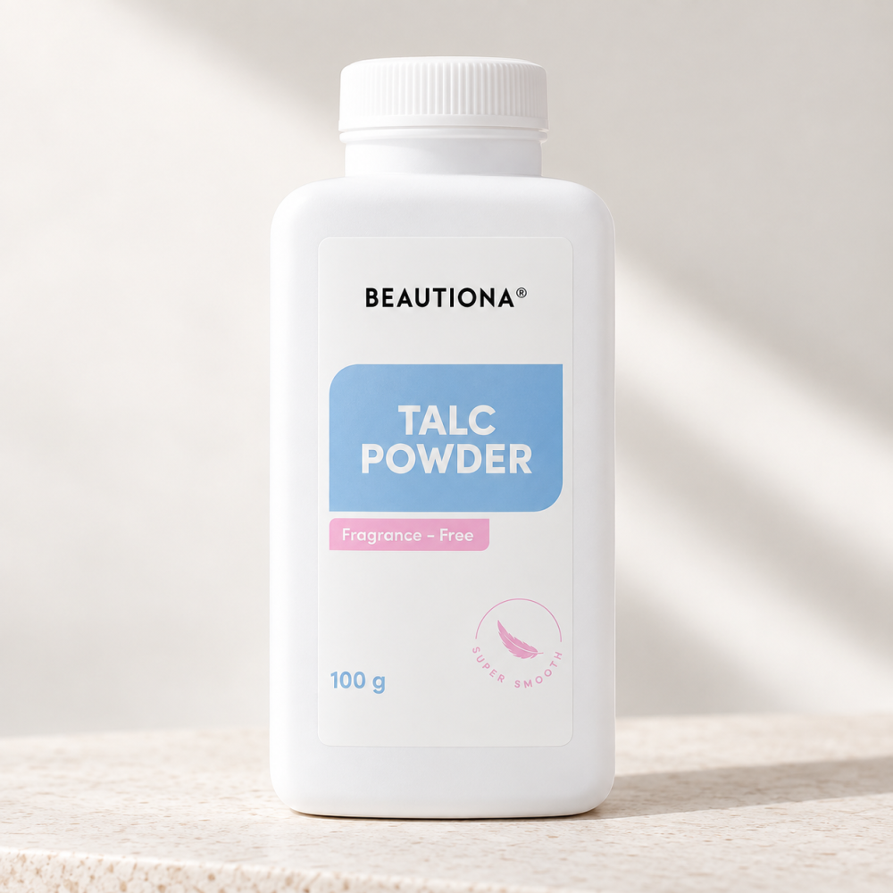 Beautiona Unscented cosmetic talcum powder, 100 g